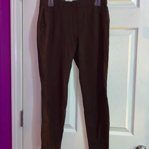Brown ankle pants